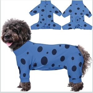 DogSurgery Suit LongSleeve,Dog Recovery with ZipperClosure Post Spay,Neuter,Med.